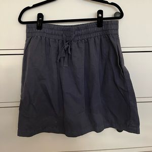 J crew blue skirt